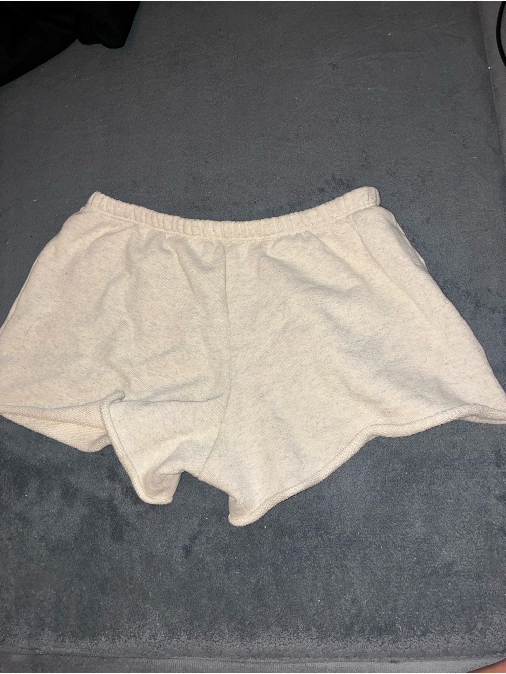 Brandy Melville Crème Sweat Shorts